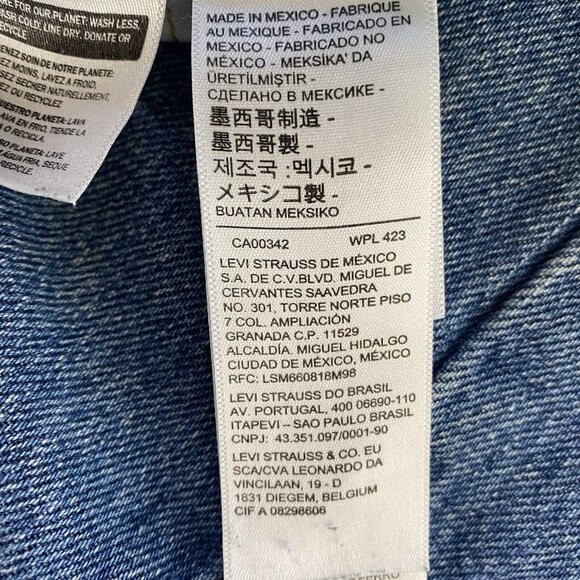 Levis 550 Relaxed Fit Jeans W38 L34 Blue Denim Straight Leg Med Wash Baggy Y2K - Picture 3 of 12